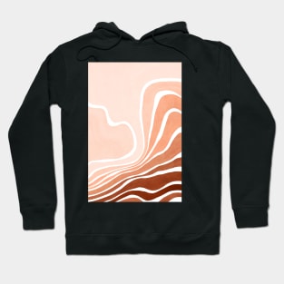 Warm abstract desert landscape Hoodie